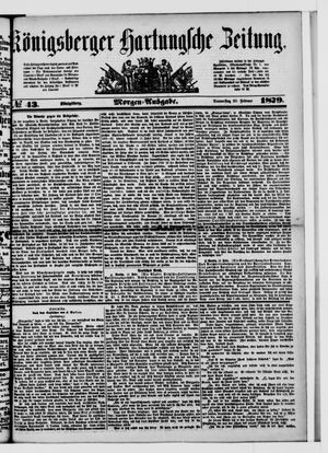 Königsberger Hartungsche Zeitung vom 20.02.1879
