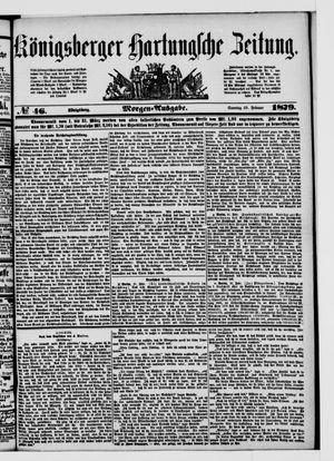 Königsberger Hartungsche Zeitung vom 23.02.1879
