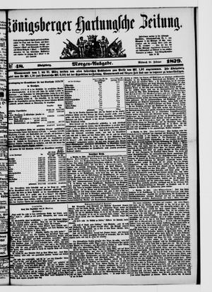 Königsberger Hartungsche Zeitung on Feb 26, 1879