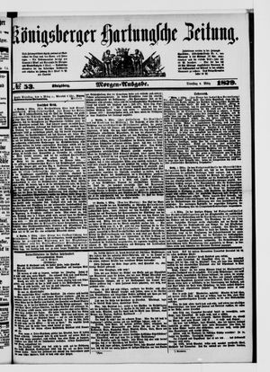Königsberger Hartungsche Zeitung on Mar 4, 1879