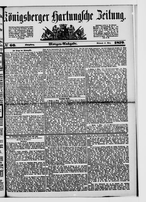 Königsberger Hartungsche Zeitung vom 12.03.1879