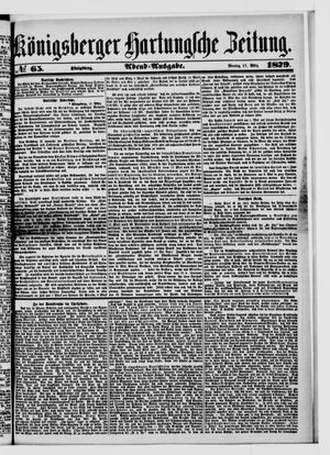 Königsberger Hartungsche Zeitung on Mar 17, 1879