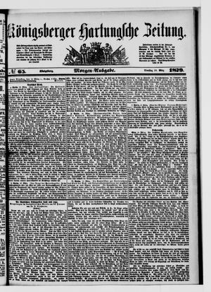 Königsberger Hartungsche Zeitung on Mar 18, 1879