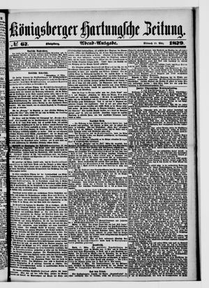 Königsberger Hartungsche Zeitung on Mar 19, 1879