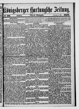 Königsberger Hartungsche Zeitung vom 20.03.1879
