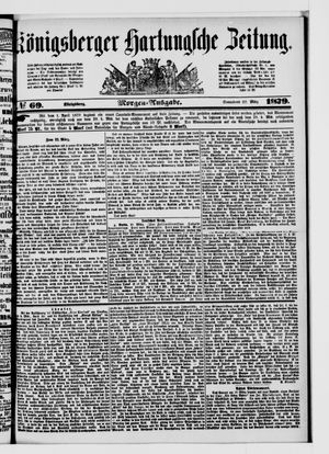Königsberger Hartungsche Zeitung on Mar 22, 1879