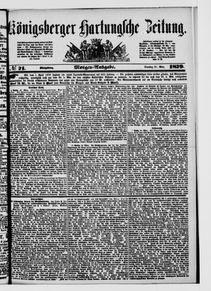 Königsberger Hartungsche Zeitung on Mar 25, 1879