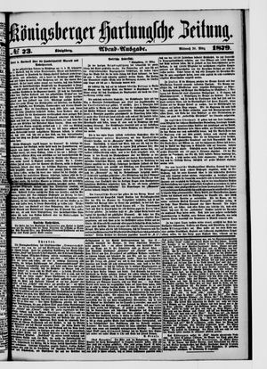 Königsberger Hartungsche Zeitung vom 26.03.1879