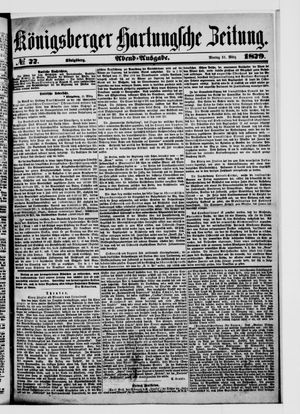 Königsberger Hartungsche Zeitung vom 31.03.1879