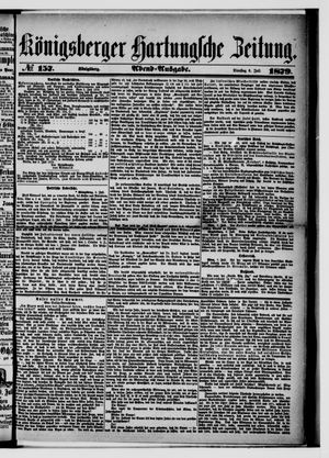 Königsberger Hartungsche Zeitung vom 08.07.1879