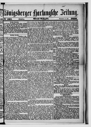 Königsberger Hartungsche Zeitung on Jul 12, 1879