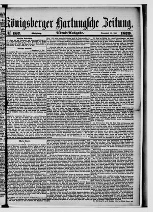 Königsberger Hartungsche Zeitung vom 19.07.1879