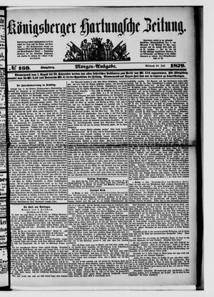 Königsberger Hartungsche Zeitung on Jul 23, 1879