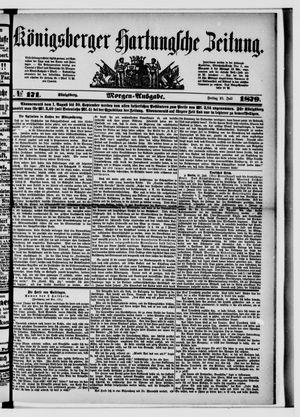 Königsberger Hartungsche Zeitung vom 25.07.1879