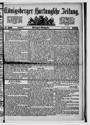 Königsberger Hartungsche Zeitung vom 03.08.1879