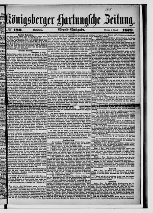 Königsberger Hartungsche Zeitung on Aug 4, 1879