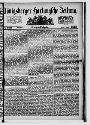 Königsberger Hartungsche Zeitung vom 08.08.1879