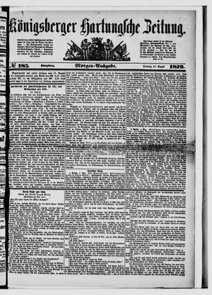 Königsberger Hartungsche Zeitung vom 10.08.1879