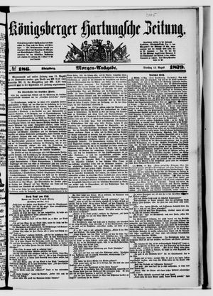 Königsberger Hartungsche Zeitung vom 12.08.1879