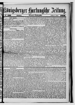 Königsberger Hartungsche Zeitung vom 12.08.1879