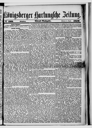 Königsberger Hartungsche Zeitung vom 13.08.1879