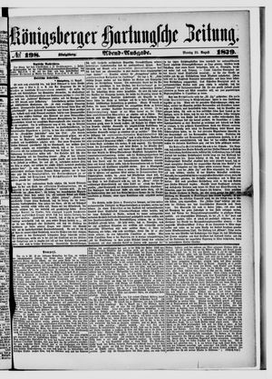 Königsberger Hartungsche Zeitung vom 25.08.1879