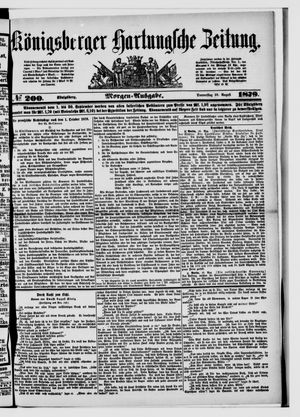 Königsberger Hartungsche Zeitung on Aug 28, 1879