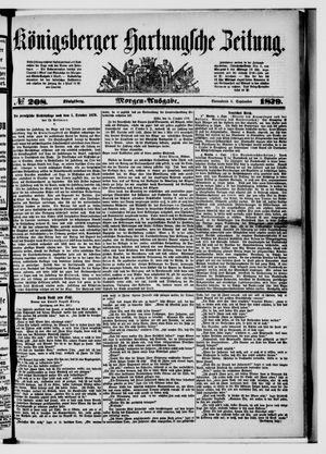 Königsberger Hartungsche Zeitung vom 06.09.1879