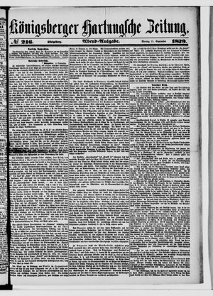 Königsberger Hartungsche Zeitung on Sep 15, 1879