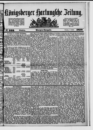 Königsberger Hartungsche Zeitung vom 05.10.1879