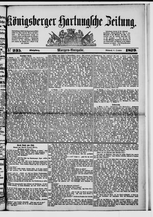 Königsberger Hartungsche Zeitung vom 08.10.1879