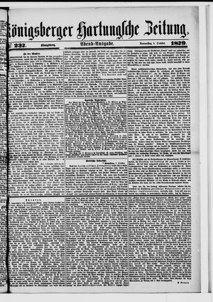 Königsberger Hartungsche Zeitung on Oct 9, 1879