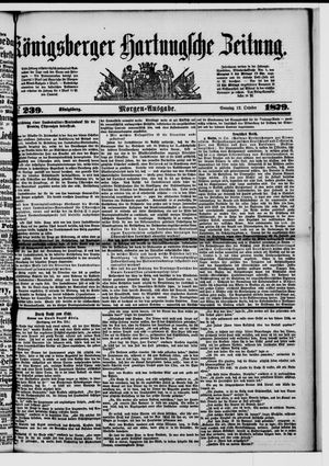Königsberger Hartungsche Zeitung on Oct 12, 1879