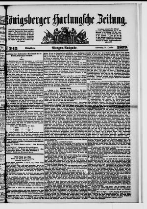 Königsberger Hartungsche Zeitung vom 16.10.1879