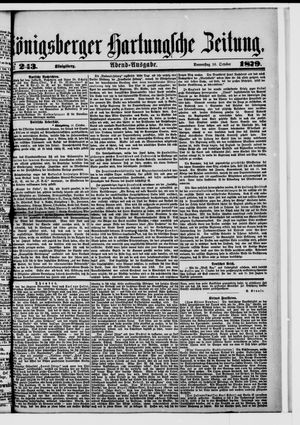 Königsberger Hartungsche Zeitung vom 16.10.1879