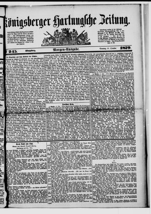 Königsberger Hartungsche Zeitung vom 19.10.1879
