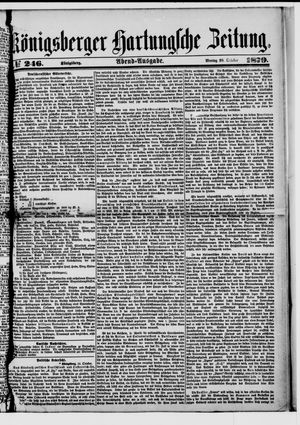 Königsberger Hartungsche Zeitung vom 20.10.1879