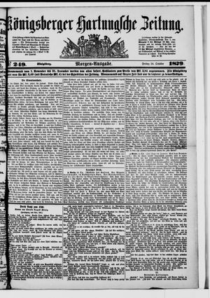 Königsberger Hartungsche Zeitung on Oct 24, 1879