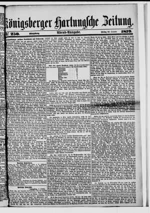 Königsberger Hartungsche Zeitung on Oct 24, 1879