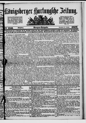 Königsberger Hartungsche Zeitung vom 25.10.1879