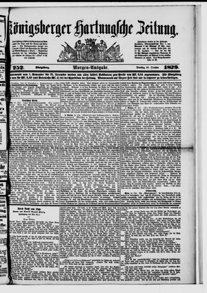 Königsberger Hartungsche Zeitung vom 28.10.1879