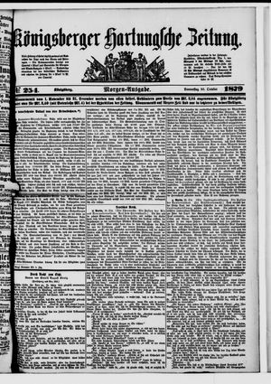 Königsberger Hartungsche Zeitung vom 30.10.1879