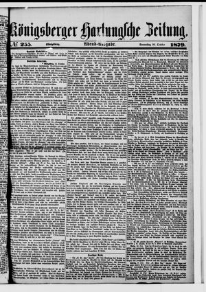Königsberger Hartungsche Zeitung vom 30.10.1879