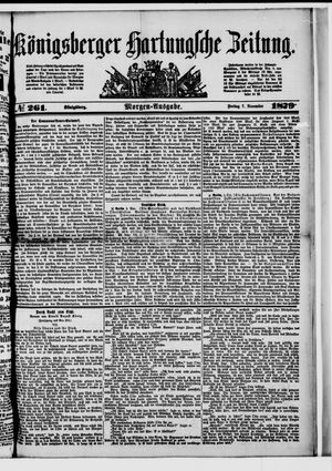 Königsberger Hartungsche Zeitung vom 07.11.1879