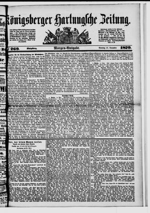 Königsberger Hartungsche Zeitung on Nov 16, 1879
