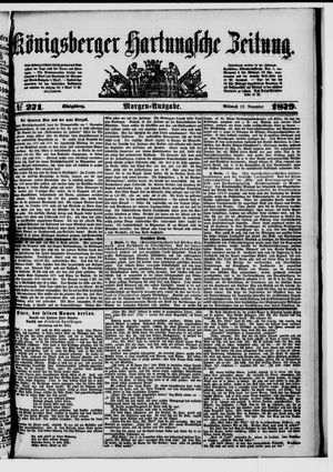 Königsberger Hartungsche Zeitung vom 19.11.1879