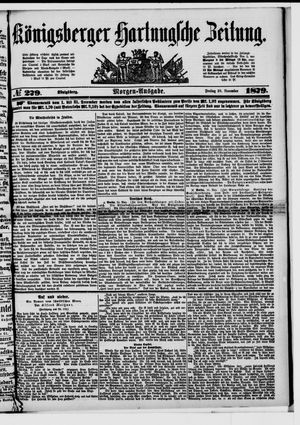 Königsberger Hartungsche Zeitung vom 28.11.1879