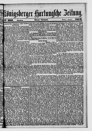 Königsberger Hartungsche Zeitung vom 01.12.1879