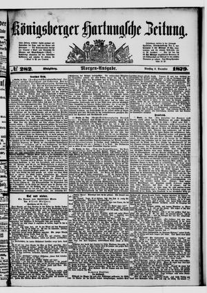 Königsberger Hartungsche Zeitung vom 02.12.1879