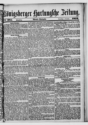 Königsberger Hartungsche Zeitung vom 04.12.1879